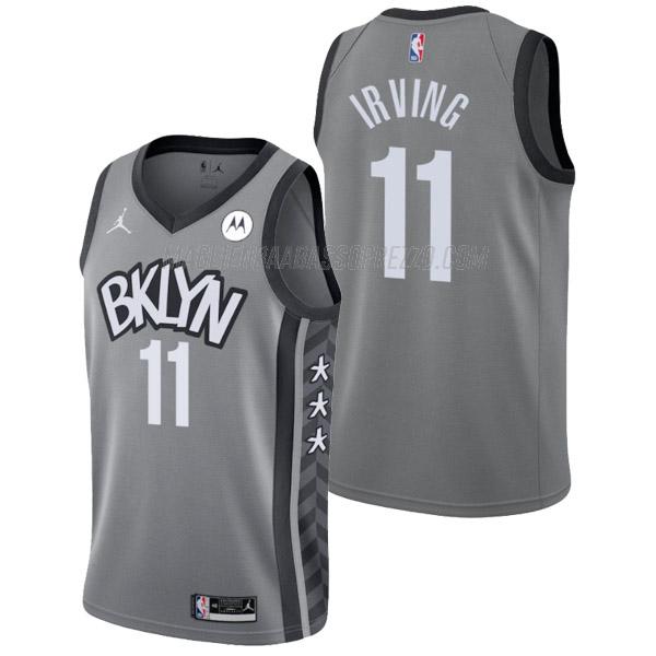 maglia kyrie irving brooklyn nets di 11 uomo statement edition 2022 grigio