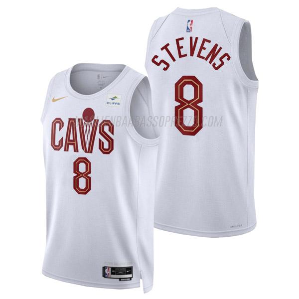 maglia lamar stevens cleveland cavaliers di 8 uomo association edition 2023 bianco