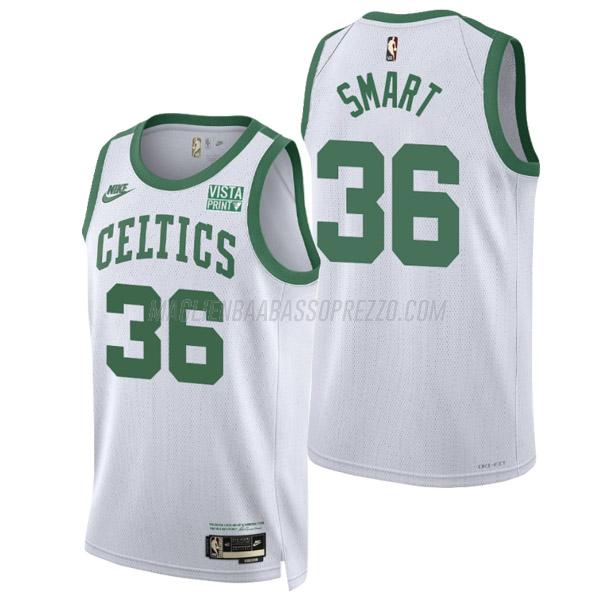 maglia marcus smart boston celtics di 36 uomo classic edition 2022 bianco