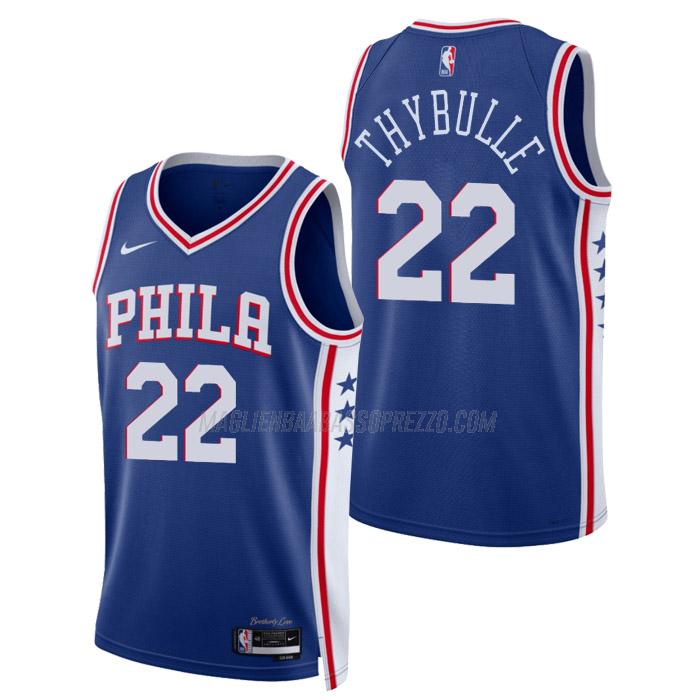 maglia matisse thybulle philadelphia 76ers di 22 uomo icon edition 2023 blu