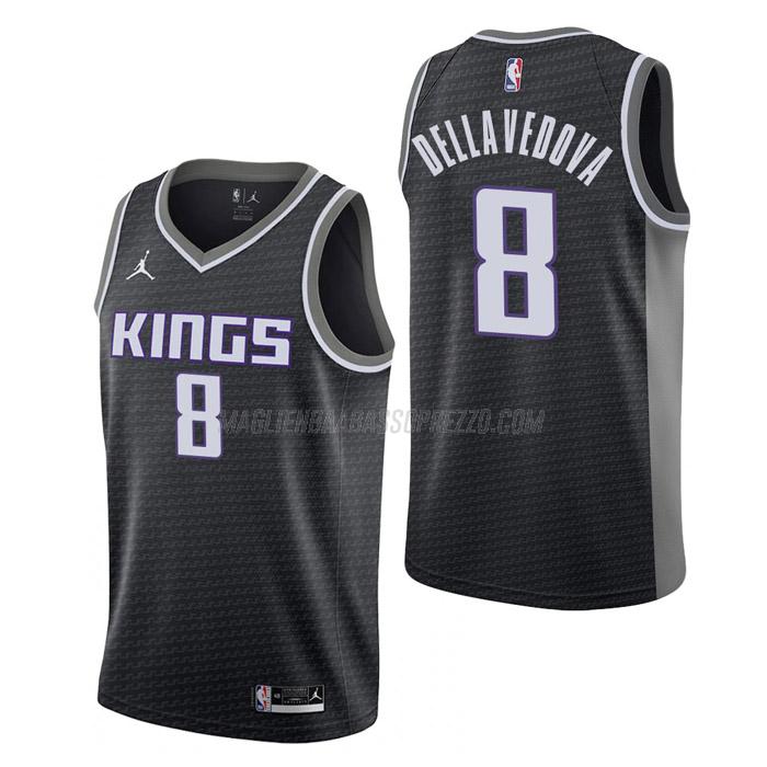 maglia matthew dellavedova sacramento kings di 8 uomo statement edition 2023 nero