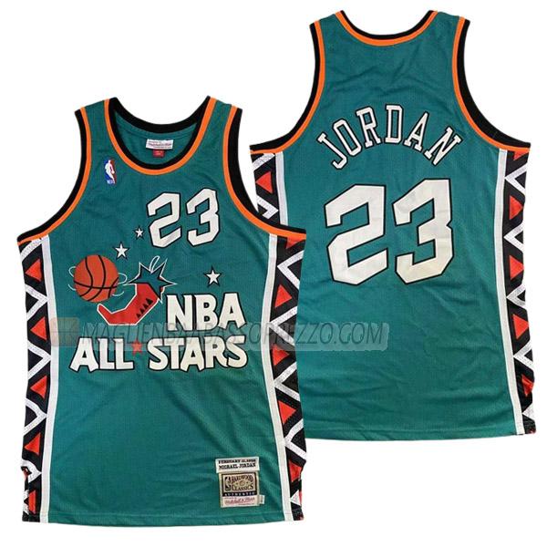 maglia michael jordan all star di 23 uomo 23210a4 1996 verde