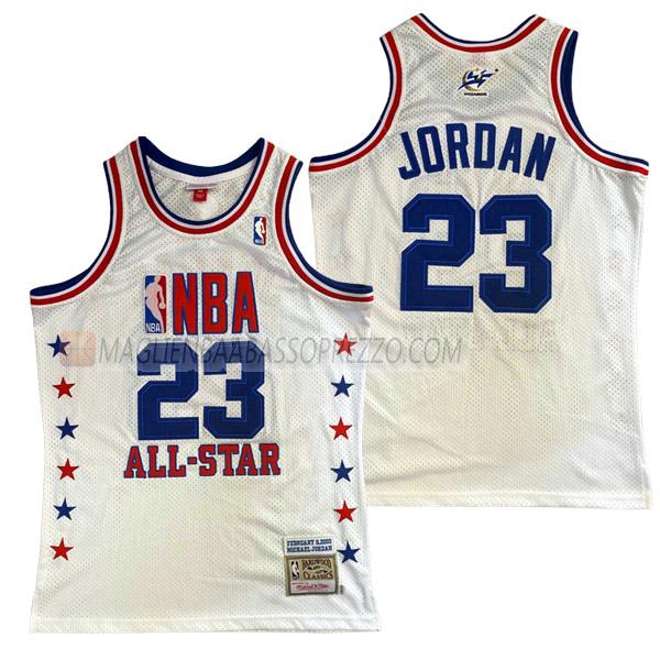 maglia michael jordan all star di 23 uomo 23210a5 2003 bianco