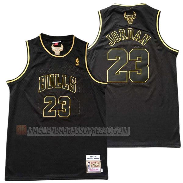 maglia michael jordan chicago bulls di 23 uomo 23210a17 nero