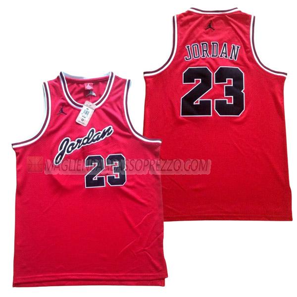 maglia michael jordan chicago bulls di 23 uomo 23210a27 rosso