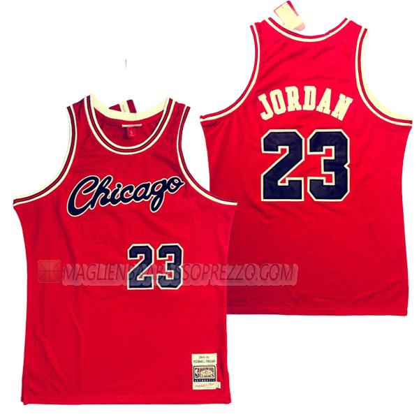 maglia michael jordan chicago bulls di 23 uomo 23210a28 rosso