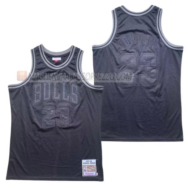 maglia michael jordan chicago bulls di 23 uomo 23210a2 grigio