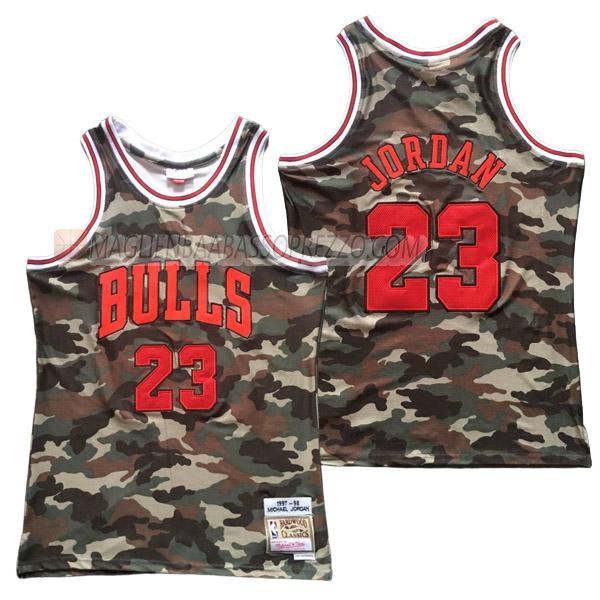 maglia michael jordan chicago bulls di 23 uomo 23210a9 camuffare