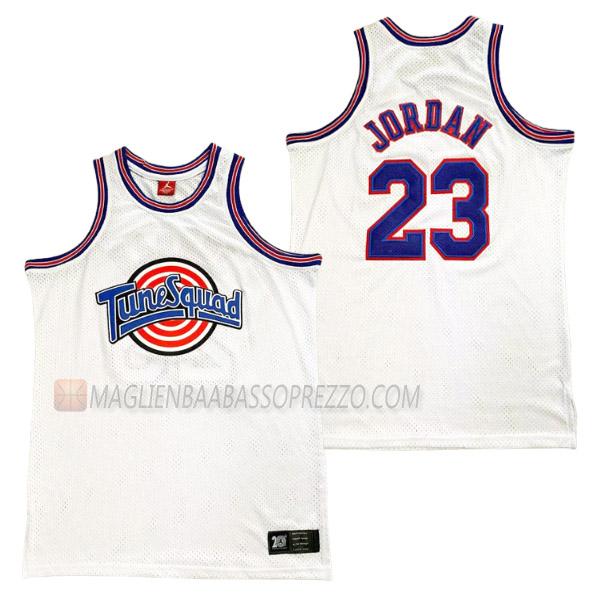 maglia michael jordan space jam tune squad di 23 uomo 23210a21 bianco