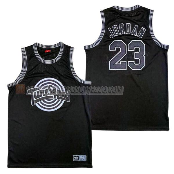 maglia michael jordan space jam tune squad di 23 uomo 23210a7 nero