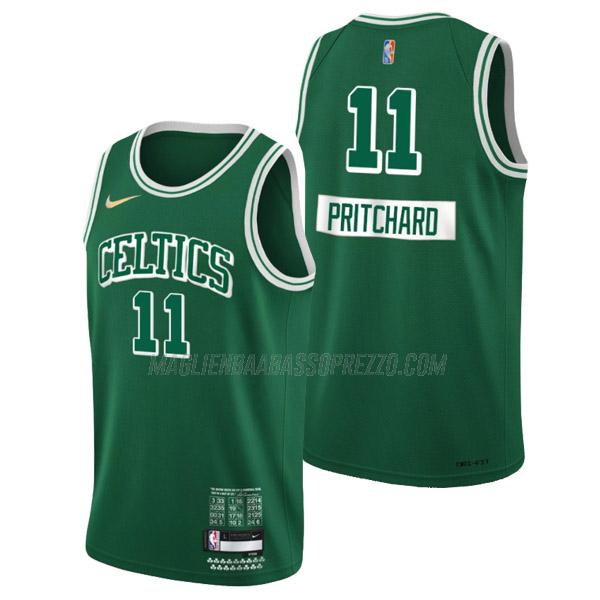 maglia payton pritchard boston celtics di 11 uomo city edition 2022 verde