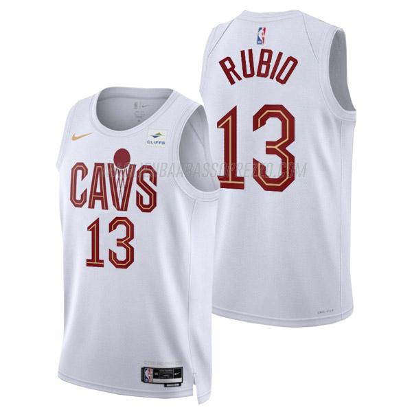 maglia ricky rubio cleveland cavaliers di 13 uomo association edition 2023 bianco