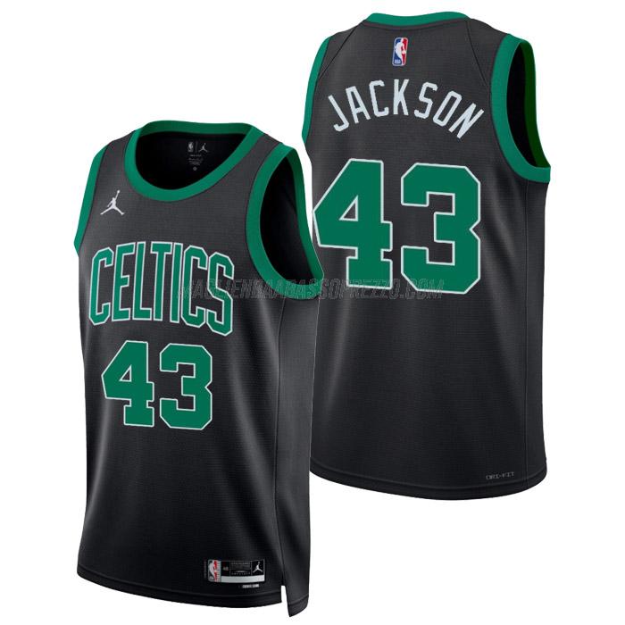 maglia robert justin jackson boston celtics di 43 uomo statement edition 2023 nero