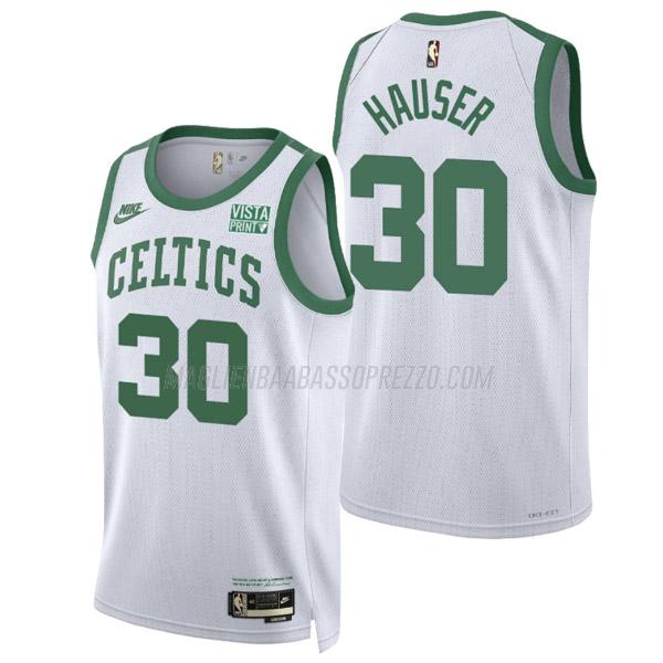 maglia sam hauser boston celtics di 30 uomo classic edition 2022 bianco