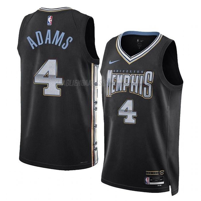 maglia steven adams memphis grizzlies di 4 uomo city edition 2023 nero