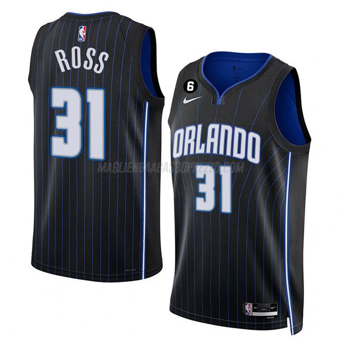 maglia terrence ross orlando magic di 31 uomo icon edition 2023 nero