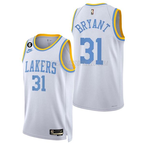 maglia thomas bryant los angeles lakers di 31 uomo classic edition 2023 bianco