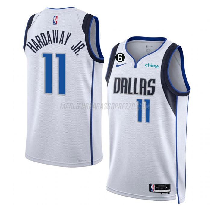 maglia tim hardaway jr dallas mavericks di 11 uomo association edition 2023 bianco