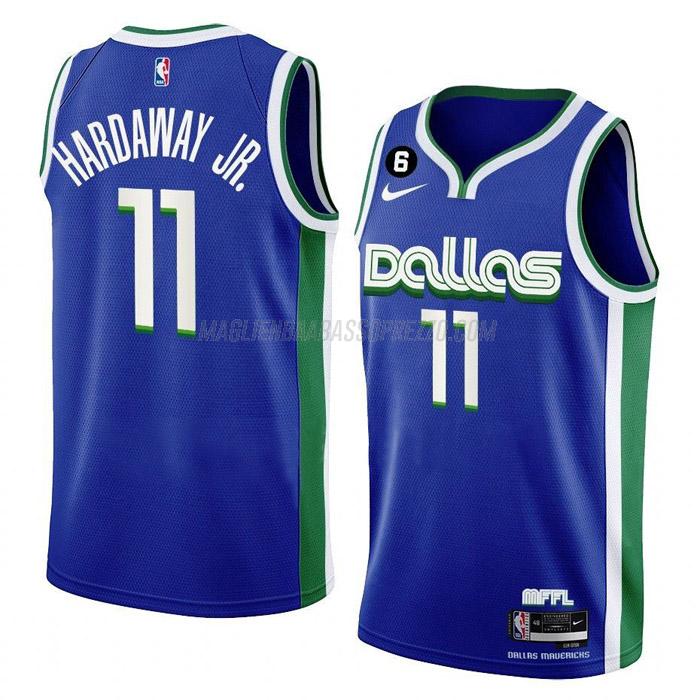 maglia tim hardaway jr dallas mavericks di 11 uomo city edition 2023 blu