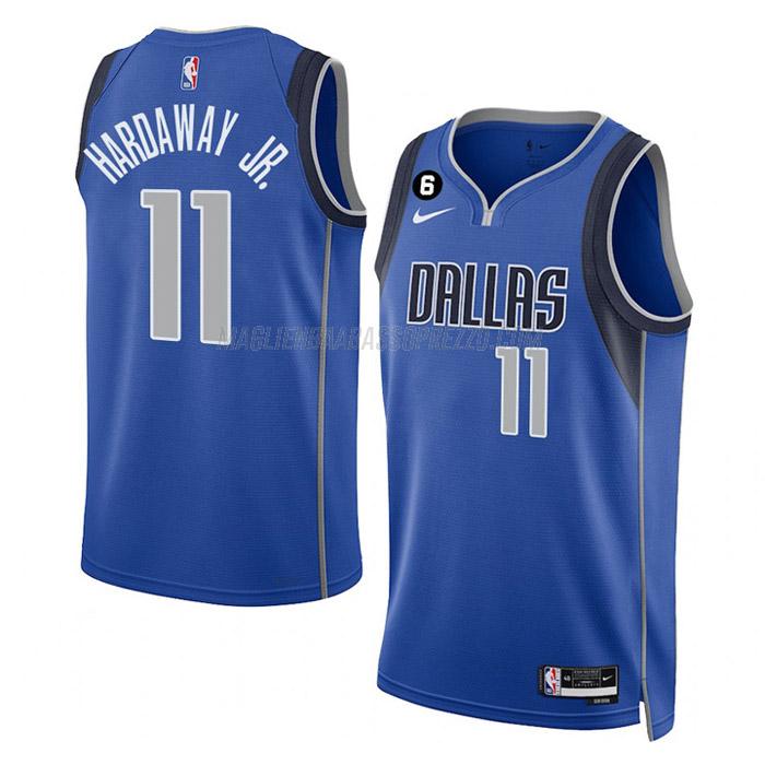 maglia tim hardaway jr dallas mavericks di 11 uomo icon edition 2023 blu