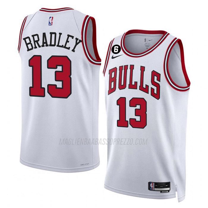 maglia tony bradley chicago bulls di 13 uomo association edition 2023 bianco