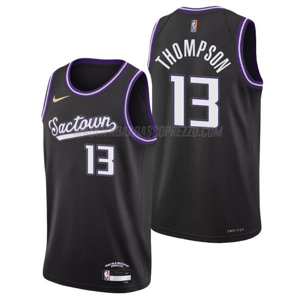 maglia tristan thompson sacramento kings di 13 uomo city edition 2022 nero