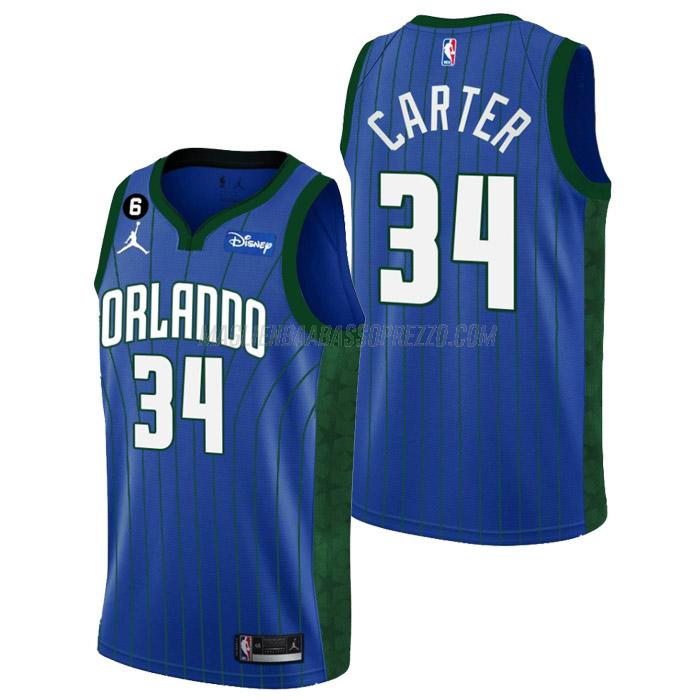 maglia wendell carter orlando magic di 34 uomo statement edition 2023 verde