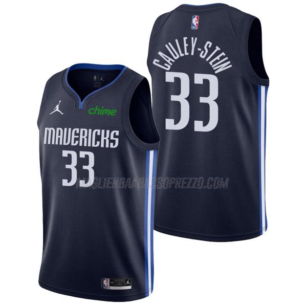 maglia willie cauley-stein dallas mavericks di 33 uomo statement edition 2022 blu navy