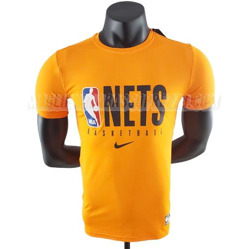 maglietta brooklyn nets di ts38 giallo