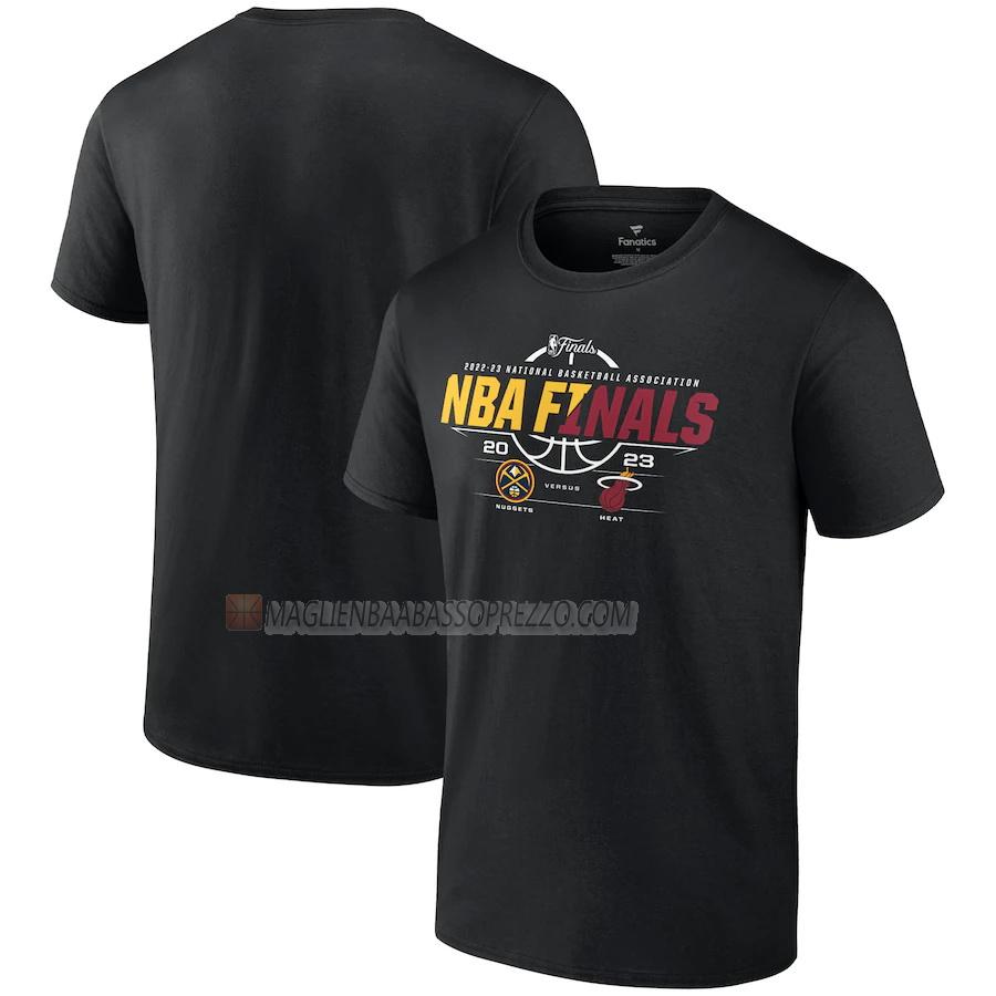 maglietta denver nuggets di 23621a17 uomo nba finals 2023 nero