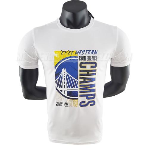 maglietta golden state warriors di ts31 bianco