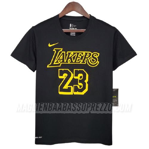 maglietta lebron james los angeles lakers di ts5 nero