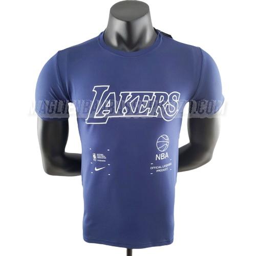 maglietta los angeles lakers di ts35 blu