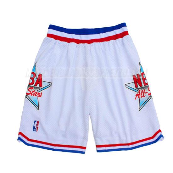 pantaloncini basket all-star di 1992 bianco