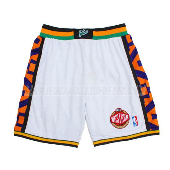 pantaloncini basket all-star di 1995 bianco