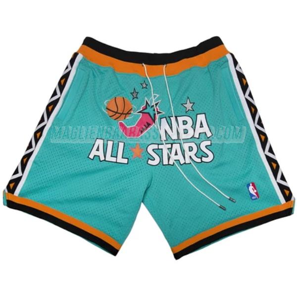 pantaloncini basket all-star di just don 1996 verde