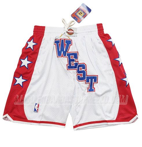 pantaloncini basket all-star di just don 2004 bianco