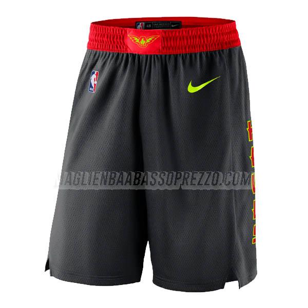 pantaloncini basket atlanta hawks di 2016-19 nero