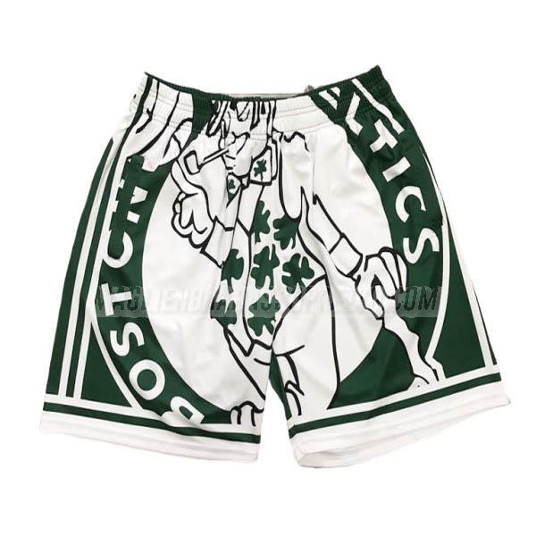 pantaloncini basket boston celtics di big face verde