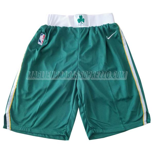 pantaloncini basket boston celtics di earned edition 2019 verde