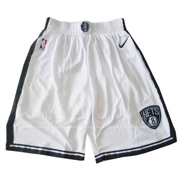 pantaloncini basket brooklyn nets di association edition 2023 bianco