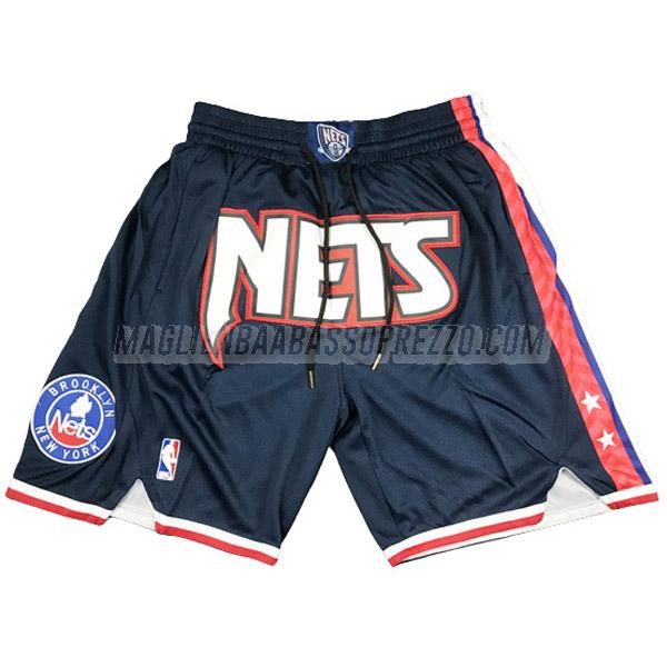 pantaloncini basket brooklyn nets di just don city edition 2022 blu