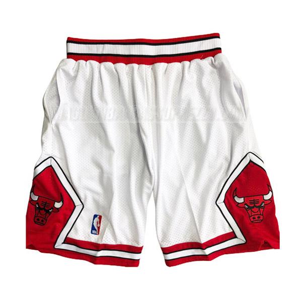 pantaloncini basket chicago bulls di con tasca bianco