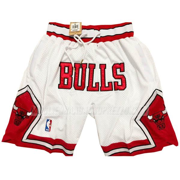 pantaloncini basket chicago bulls di just don bianco