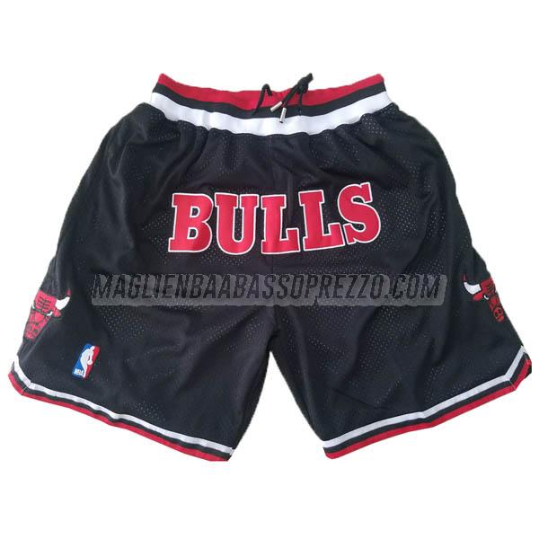 pantaloncini basket chicago bulls di just don nero