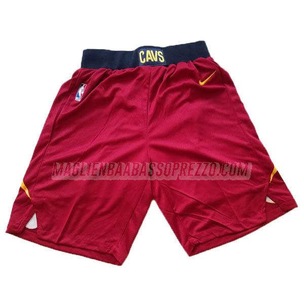 pantaloncini basket cleveland cavaliers di icon edition 2022 rosso