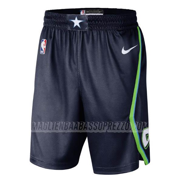 pantaloncini basket dallas mavericks di city edition 2018 nero