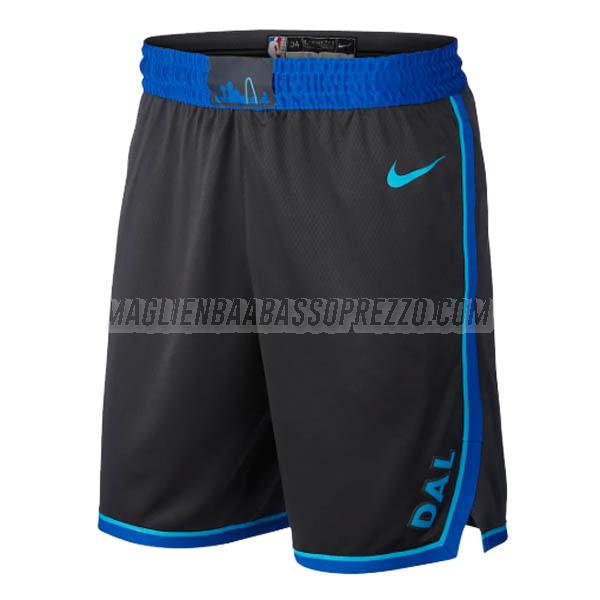 pantaloncini basket dallas mavericks di city edition 2019 nero