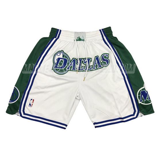 pantaloncini basket dallas mavericks di city edition 2022 bianco