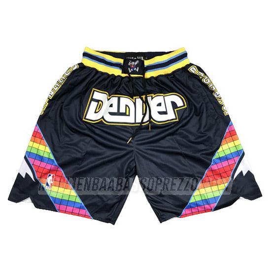 pantaloncini basket denver nuggets di just don city edition 2022 blu navy